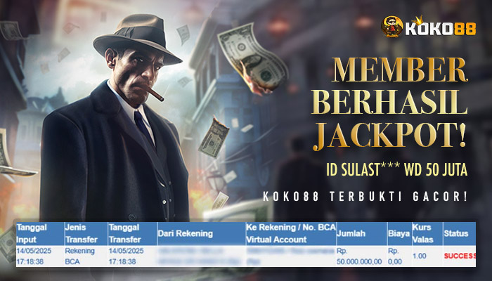 Berhasil Jackpot! Member KOKO88 Buktikan Kegacoran