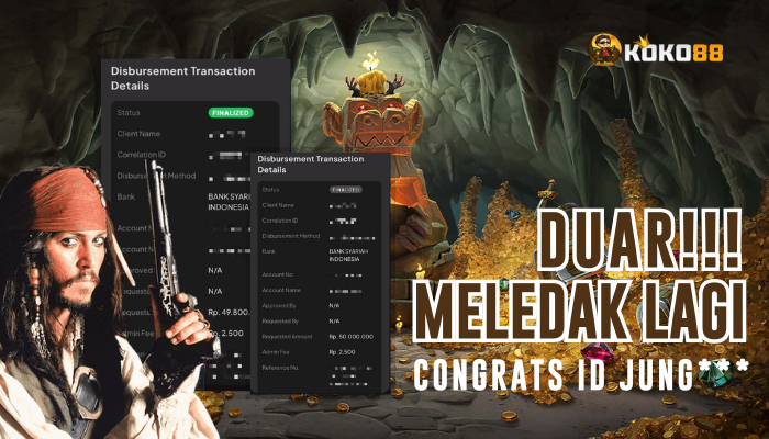 Member KOKO88 Menang 100 Juta!