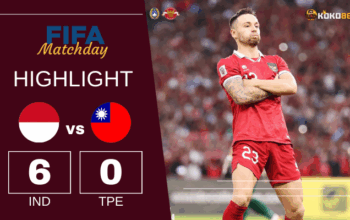 Timnas Indonesia Pesta Gol: Bungkam Taiwan 6-0 FIFA Matchday
