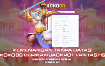 Kemenangan Tanpa Batas! KOKO88 Berikan Jackpot Fantastis