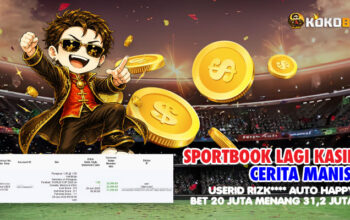 SPORTBOOK LAGI KASIH CERITA MANIS, USERID RIZK**** MENANG 31,2 JUTA!