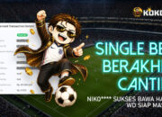 SINGLE BET BERAKHIR CANTIK, USERID NIKO**** SIAP WD 49,5 JUTA!
